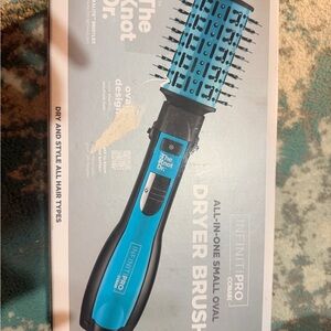The Knot Dr. Blue Infiniti Pro All-in-one small oval Dryer Brush